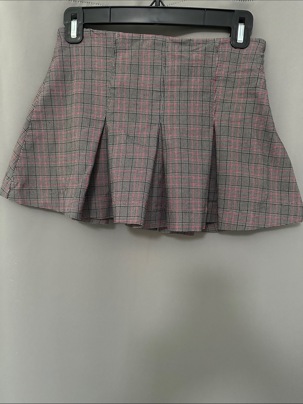 wild fable | Plaid Pleated Mini Skirt